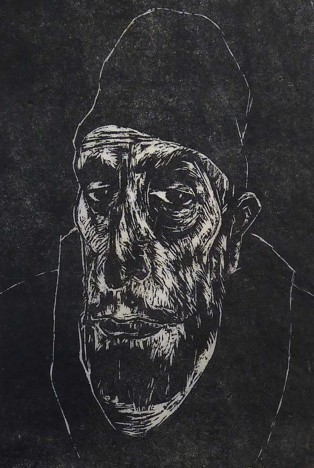 Fedor Loevenstein Portrait Print - Jewish Man
