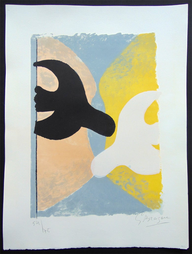 Resurrection of the Bird - Cubist Print by Georges Braque