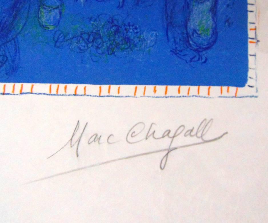 marc chagall le village bleu