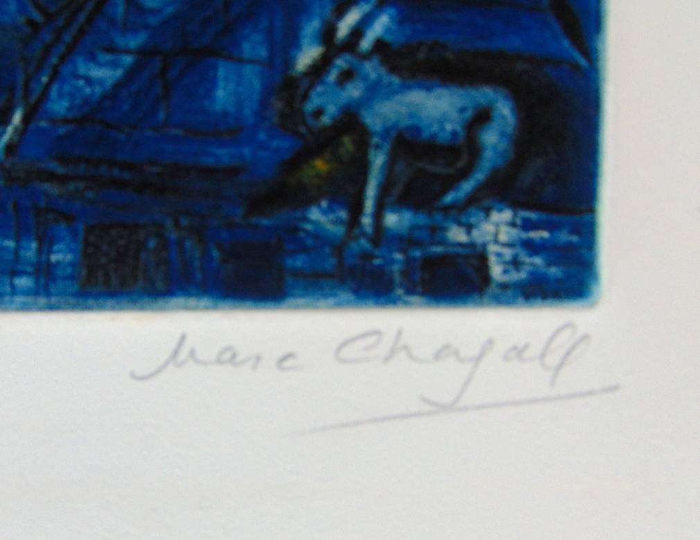 The Rooster and the Clock - Print by Marc Chagall