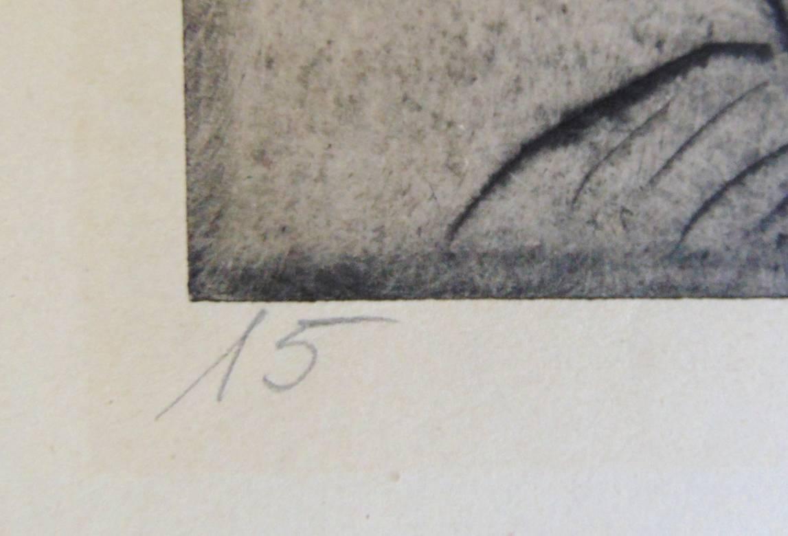 Self Portrait n° VIII  Selbstbildnis VIII - Print de Ludwig Meidner