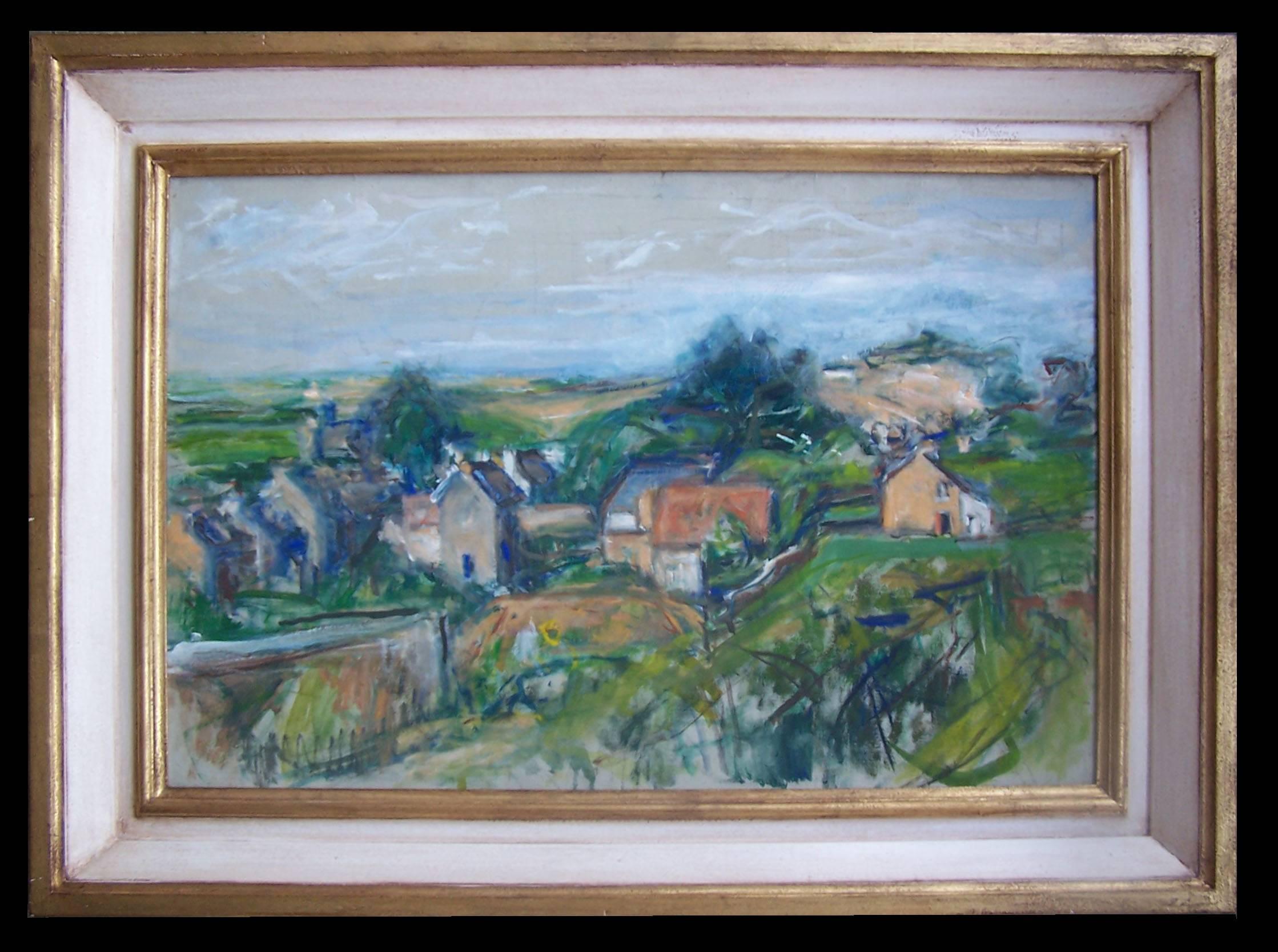 Landscape in the South of France - Painting by Béla Czóbel