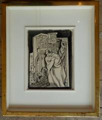 A Couple in Architectural Cityscape