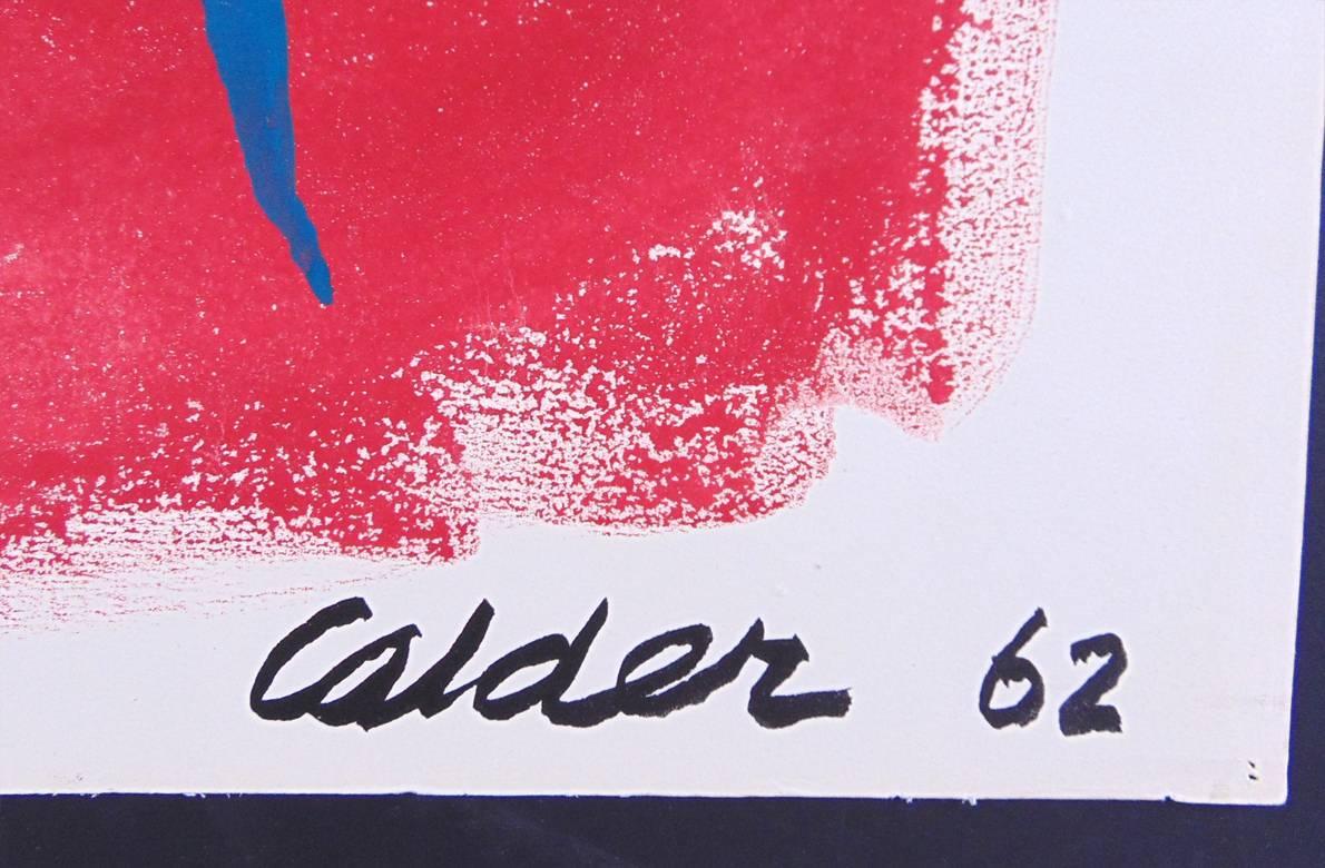 ALEXANDER CALDER 1898-1976
Lawnton, Pennsylvanie 1898 - 1976 New York (américain)

Titre : Hippocampe, 1962

Technique : Gouache et encre originales signées et datées sur papier vélin BFK Rives

Taille : 73,6 x 104 cm. / 29 x 40.9
