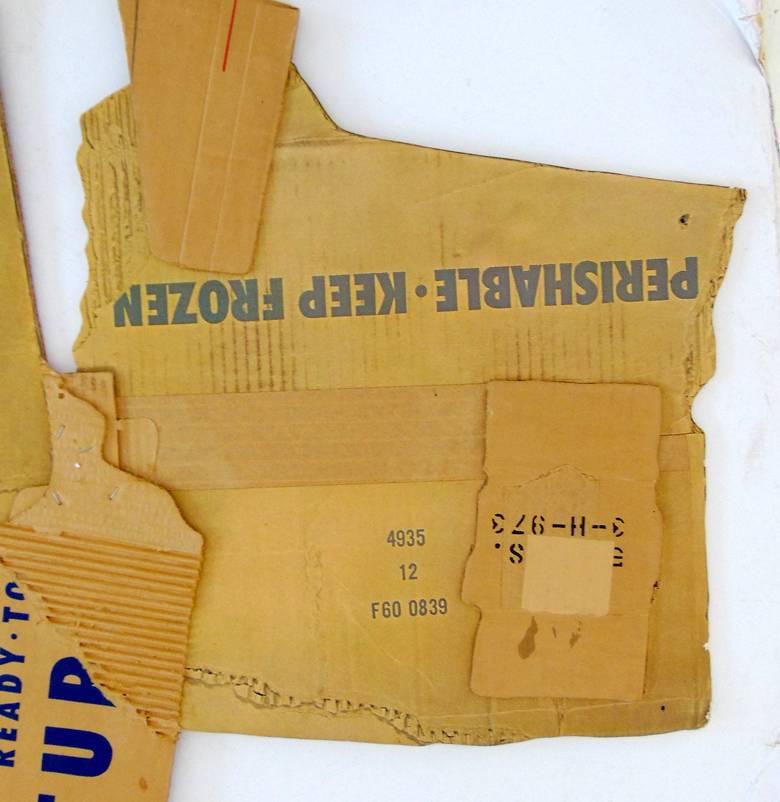 robert rauschenberg cardboard
