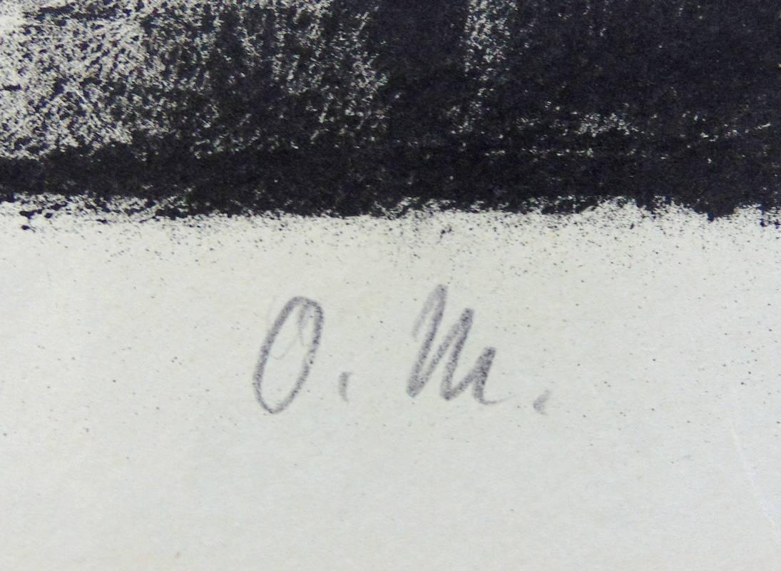 Zwei Mädchen – halber Akt – Print von Otto Mueller