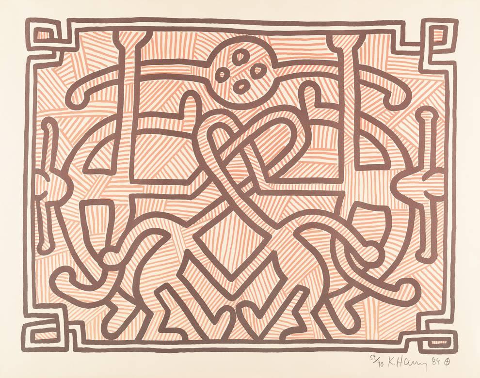 keith haring chocolate buddha