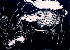 Goat and Violin Chèvre et Violon 12