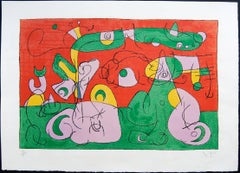 Bougrelas and his Mother III, from: Series for King Ubu  Bougrelas et sa Mère I