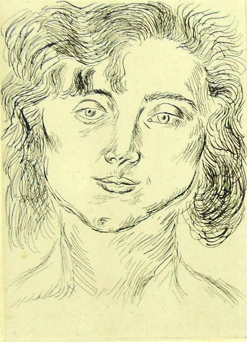 Mlle M.M, Frontispiece, from: Fifty Drawings - Print by Henri Matisse