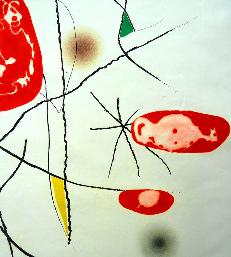 The Pine Tree of Formentor, Plate 6, 1976 - Print by Joan Miró