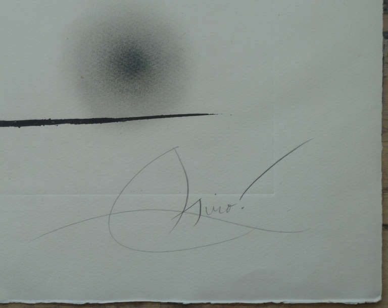 The Pine Tree of Formentor, Plate 6, 1976 - Surrealist Print by Joan Miró