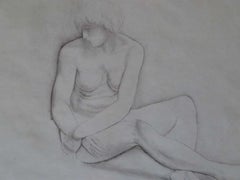 Antique Seated Nude