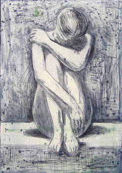 Seated Woman in Green