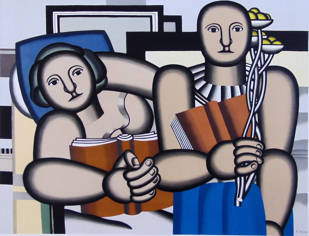 The Reading - Print by Fernand Léger