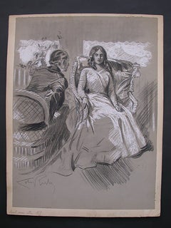 Seul avec Elle / Seul avec Elle - Dessin de la Belle Époque française