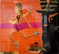 Modern India - Signed Collage on Board 2013