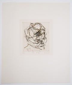 R.B. Kitaj, aus: Sechs Radierungen von Köpfen – Porträt britischer Kunst: Kitaj
