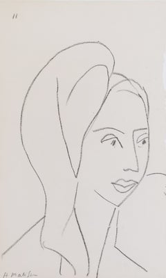 Head with Turban, No. 11  Tête au Turban No. 11 - Female Portrait Turban French