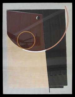 Composition in Shades of Brown - Painting Russian Contemporary Art