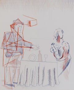 Figures with Still Life, from: The Blue Guitar - Pop Blue Guitar