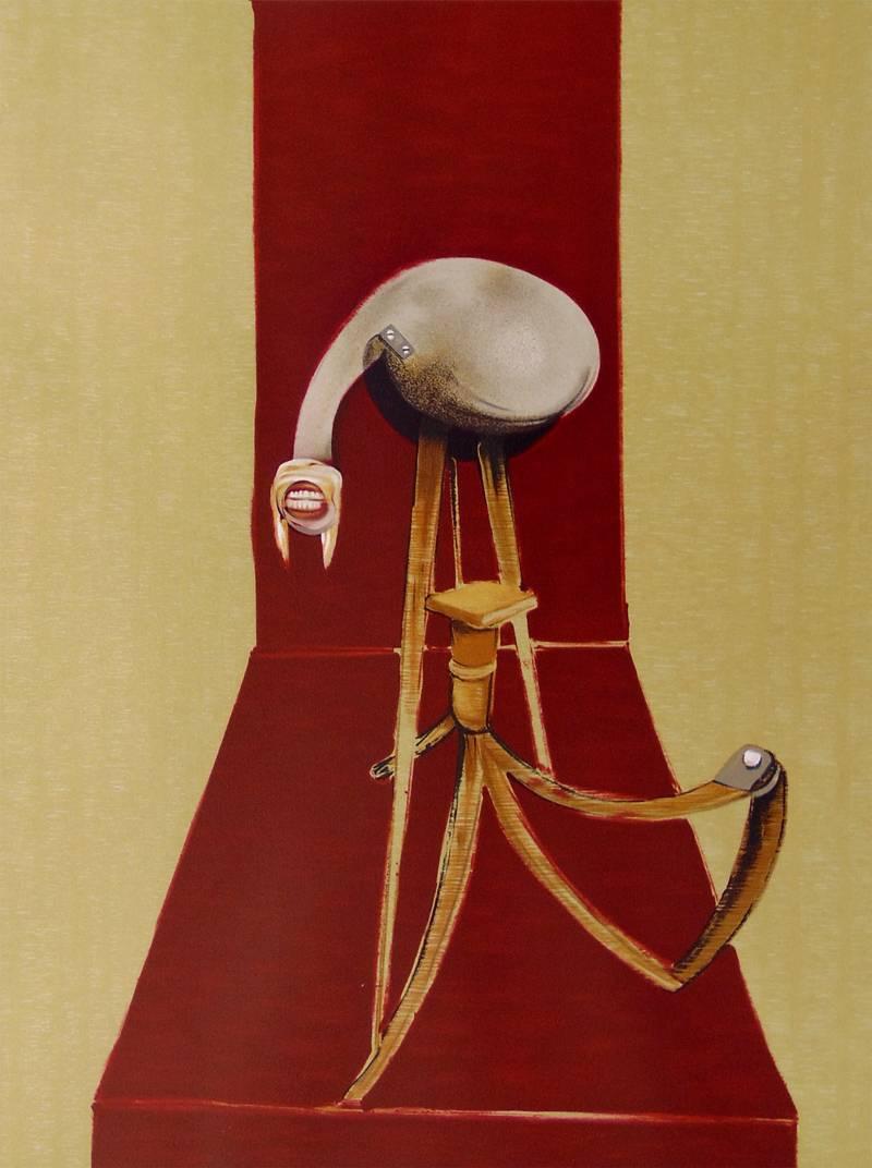 Central Panel, from: Second Version of the Triptych 1944 - Print by Francis Bacon