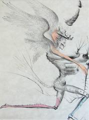Vintage The Winged Demon / La Demon Aile', from "La Venus aux Fourrures"