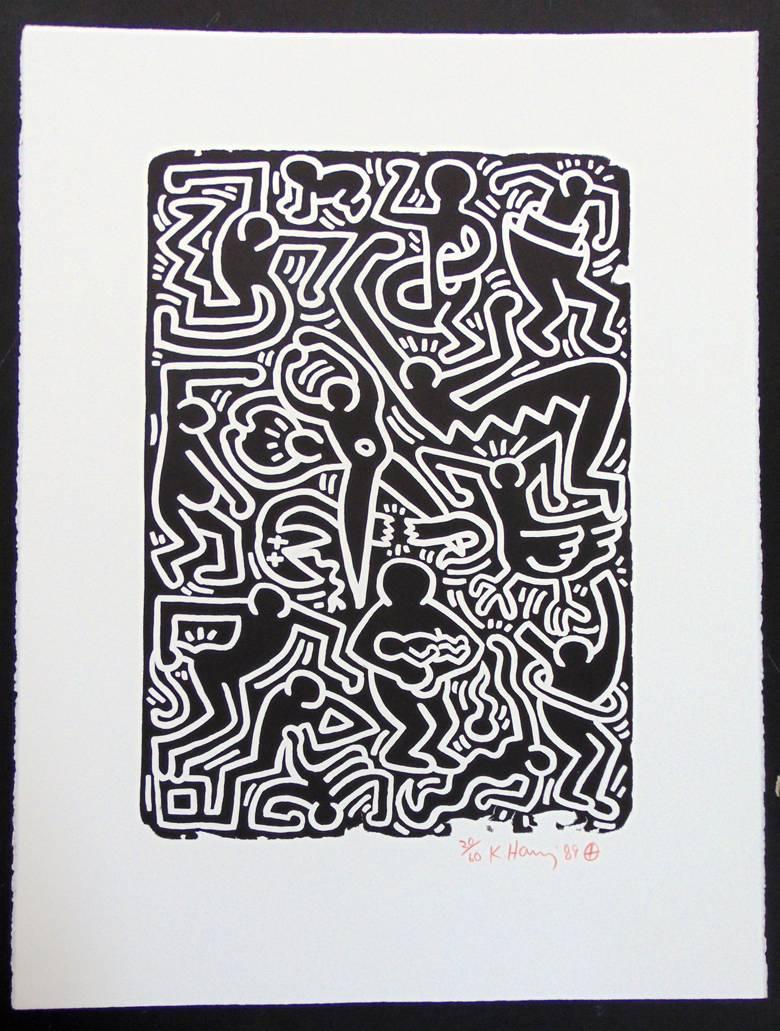 keith haring stones