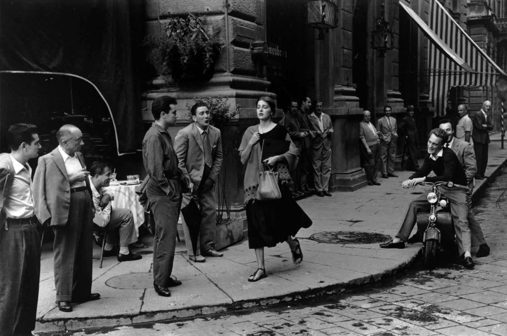 Ruth Orkin Black and White Photograph - American Girl in Italy