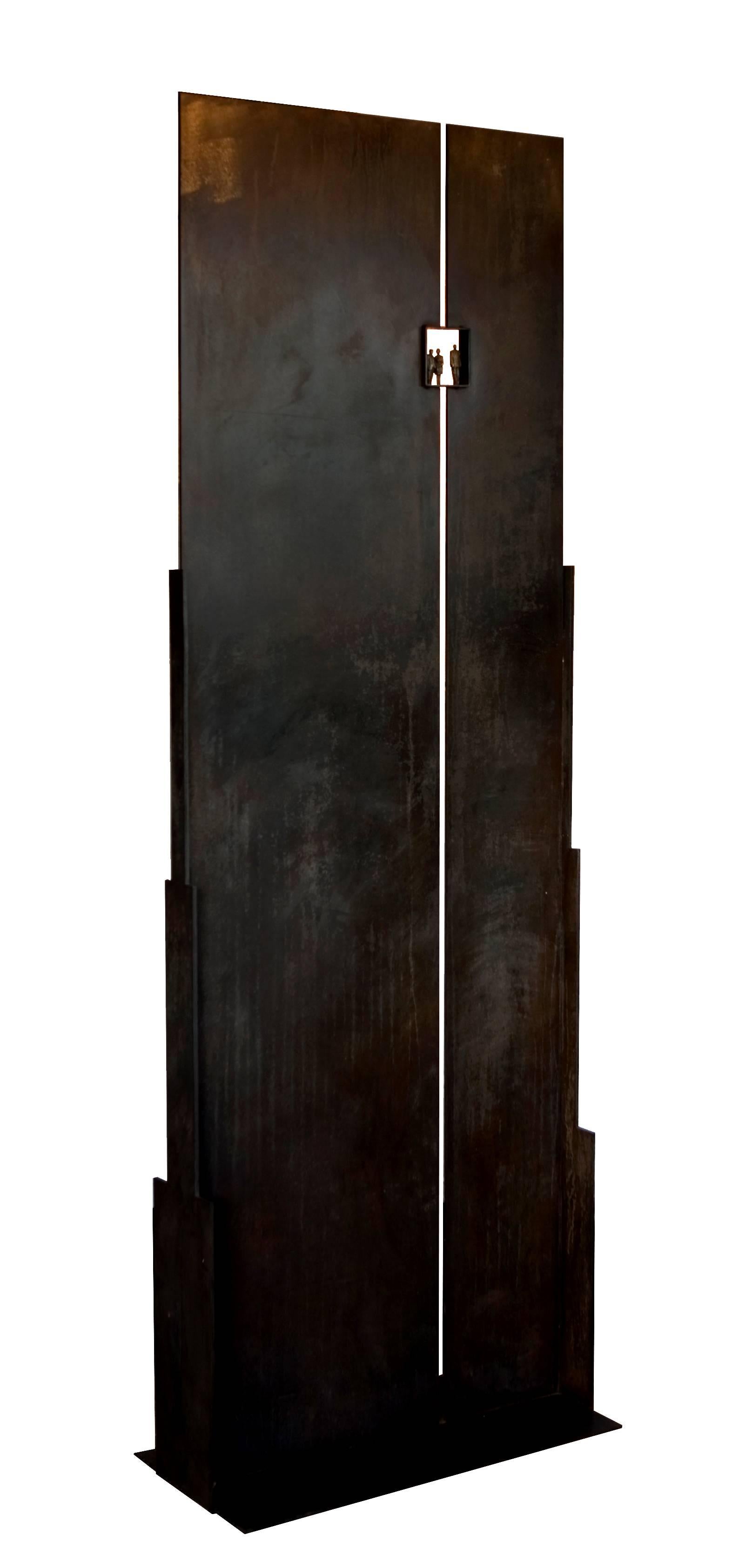 Jim Rennert Figurative Sculpture - Going Up
