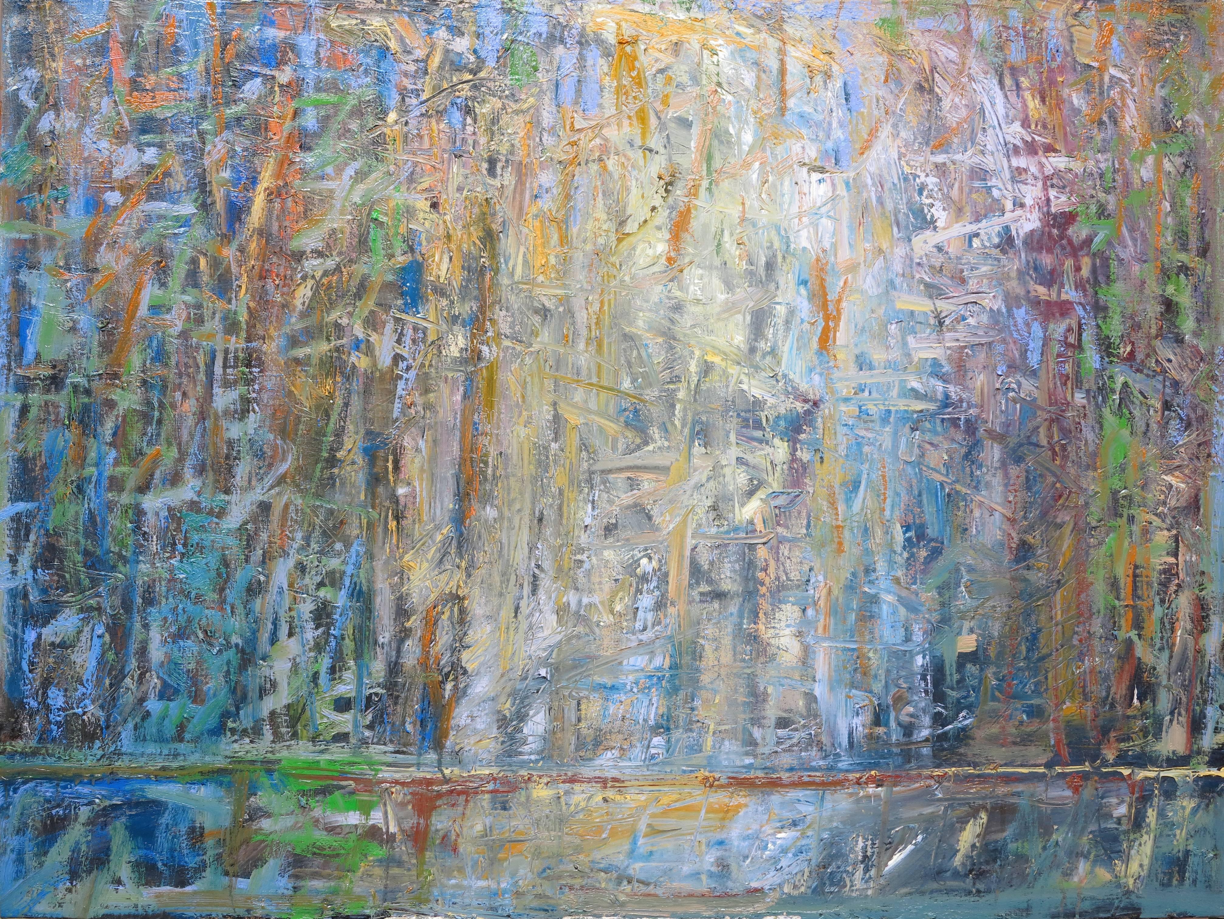 Ira Barkoff Abstract Painting - Forest Series, Brightness