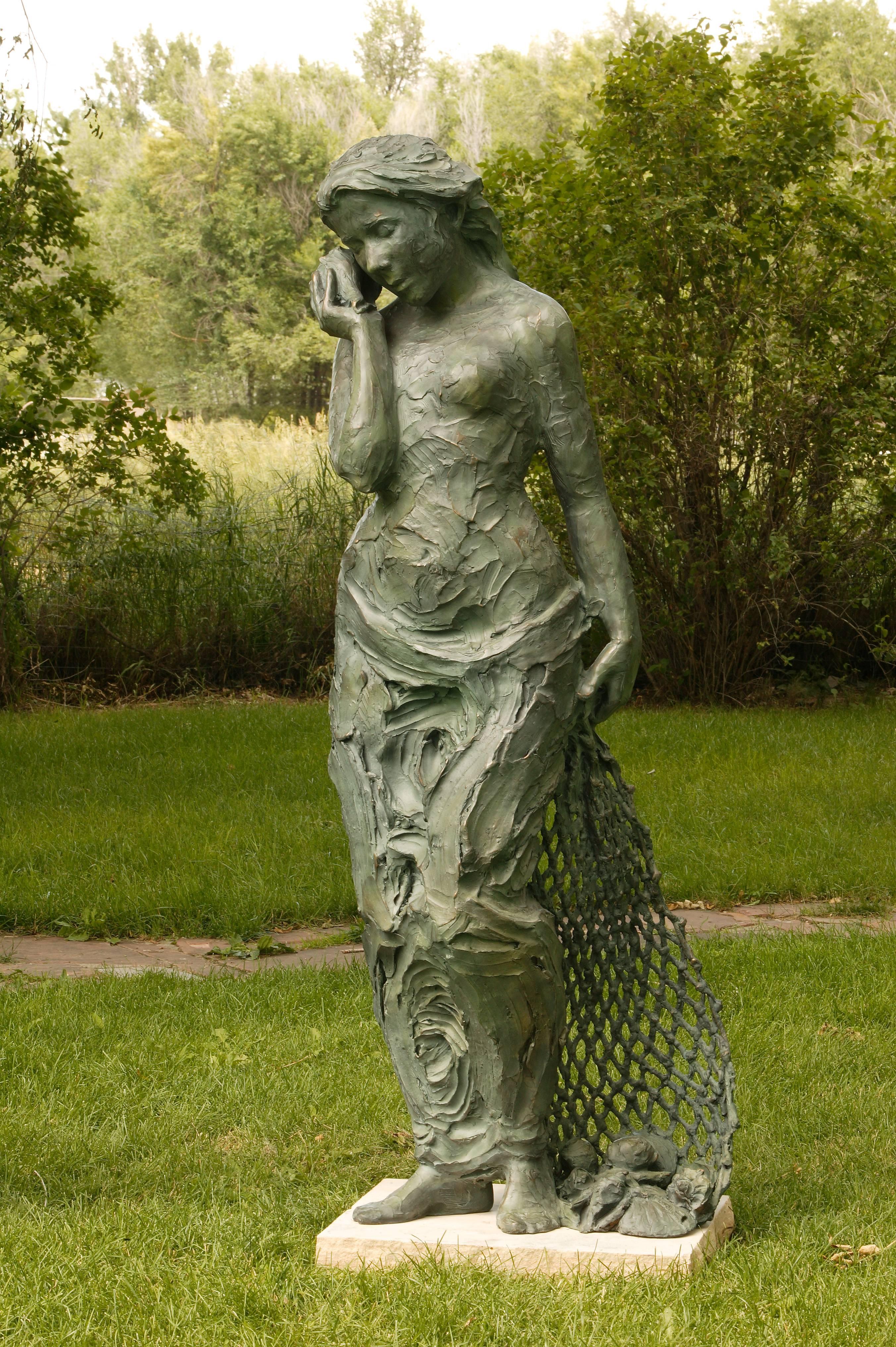 Jane DeDecker Figurative Sculpture - Water, lifesize