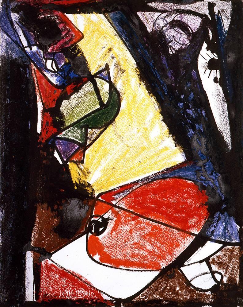 Hans Hofmann Abstract Drawing - Untitled