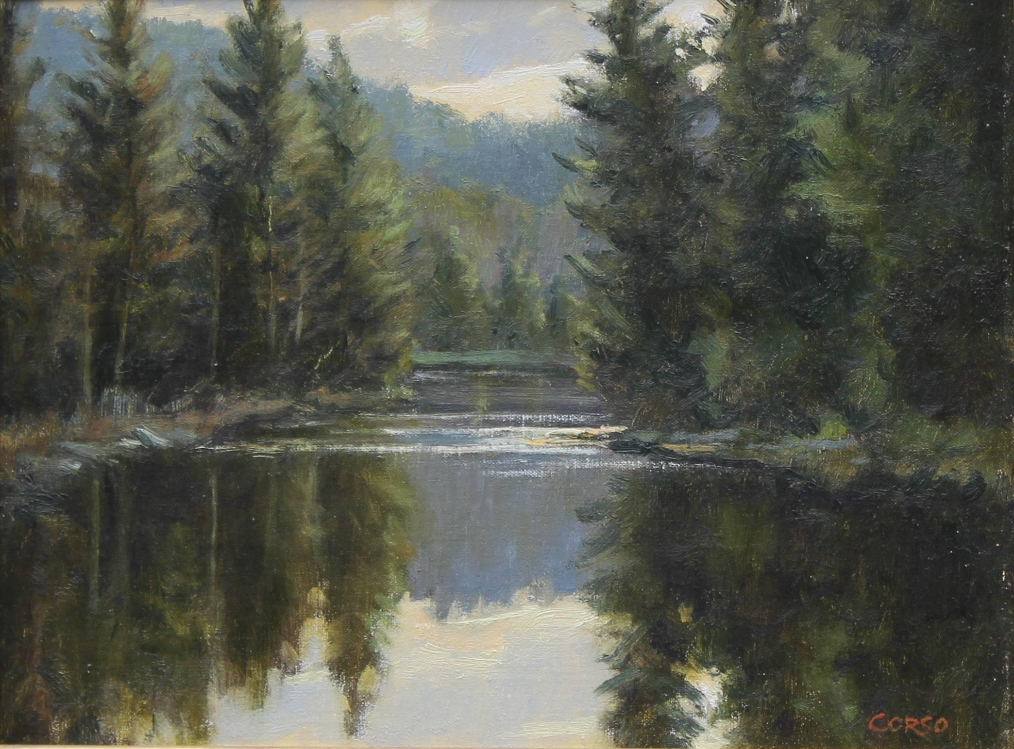 Frank Corso Landscape Painting - Mountain Stream