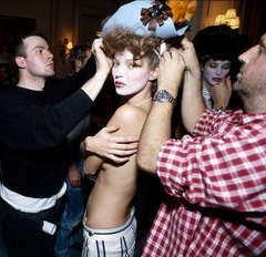Kate Moss with Dressers, Paris 8