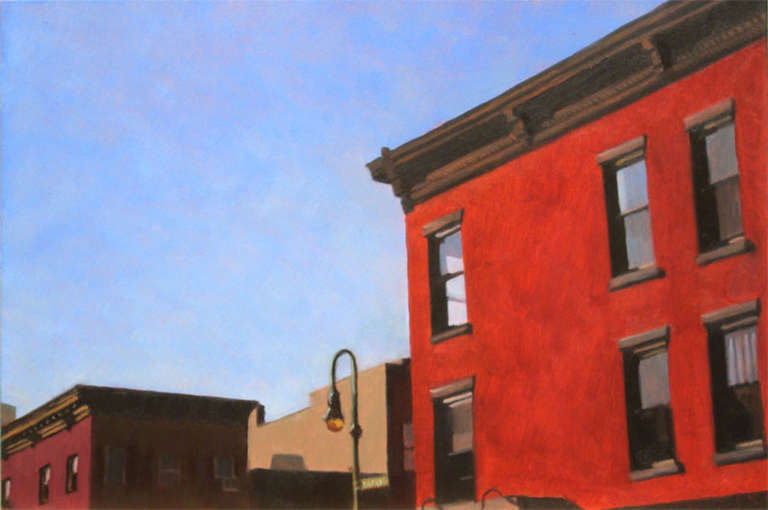 Seth Tane Landscape Painting - Sacket St., Brooklyn