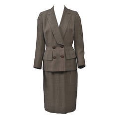 Used 1950s Brown Tweed Suit