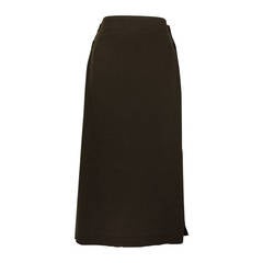 Issey Miyake 1990s Olive Pencil Skirt