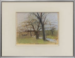 "At Green Camp" pastel landscape by Wolf Kahn