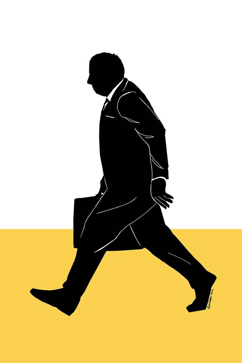 Hustling - Mixed Media Art de Jim Rennert