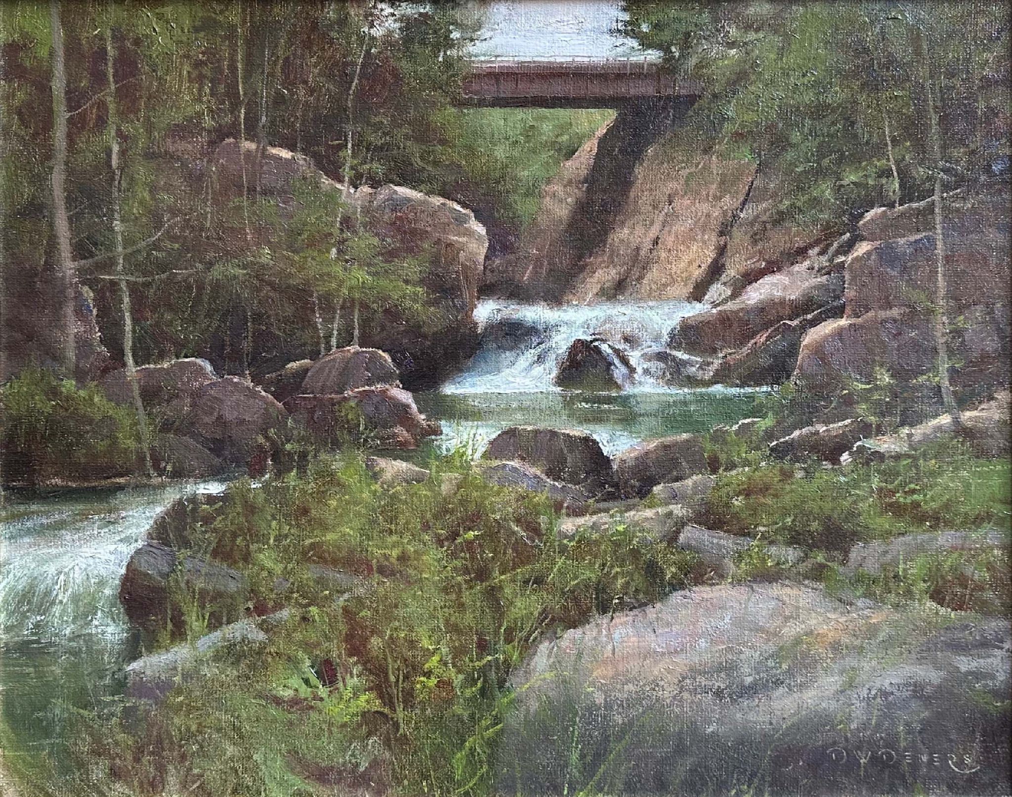 "The Lower Flume" Adirondacks landscape by Don Demers