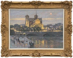 "Notre Dame", dipinto impressionista parigino di John Terelak