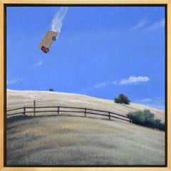 Tropopausa .13 «Beautiful Day», pintura original al aire libre de 12 x 12