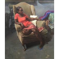 Connie in old studio chair 2