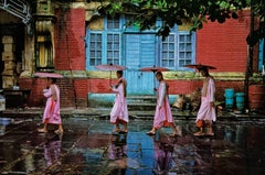 Vintage Procession of Nuns, Rangoon