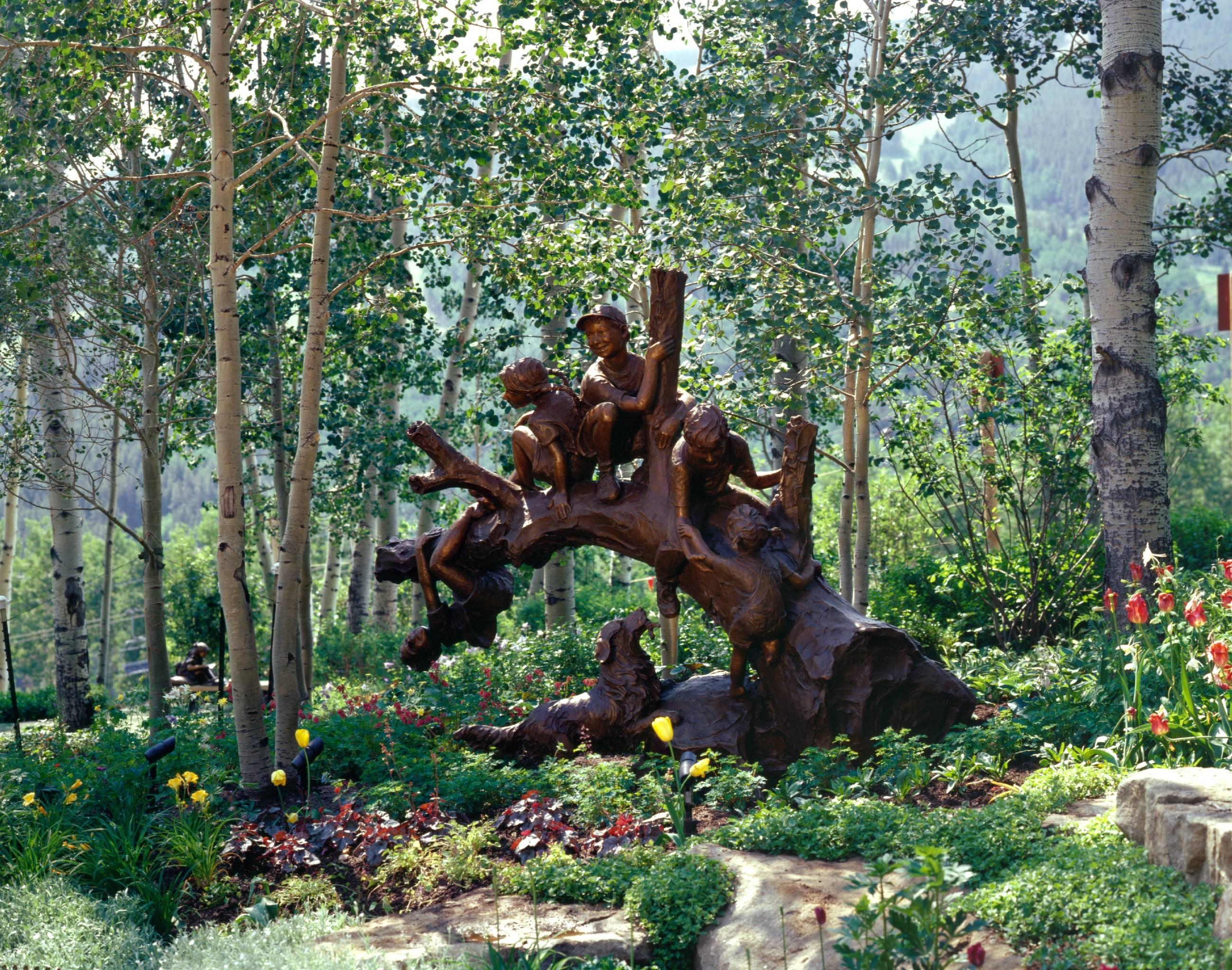 family tree statue