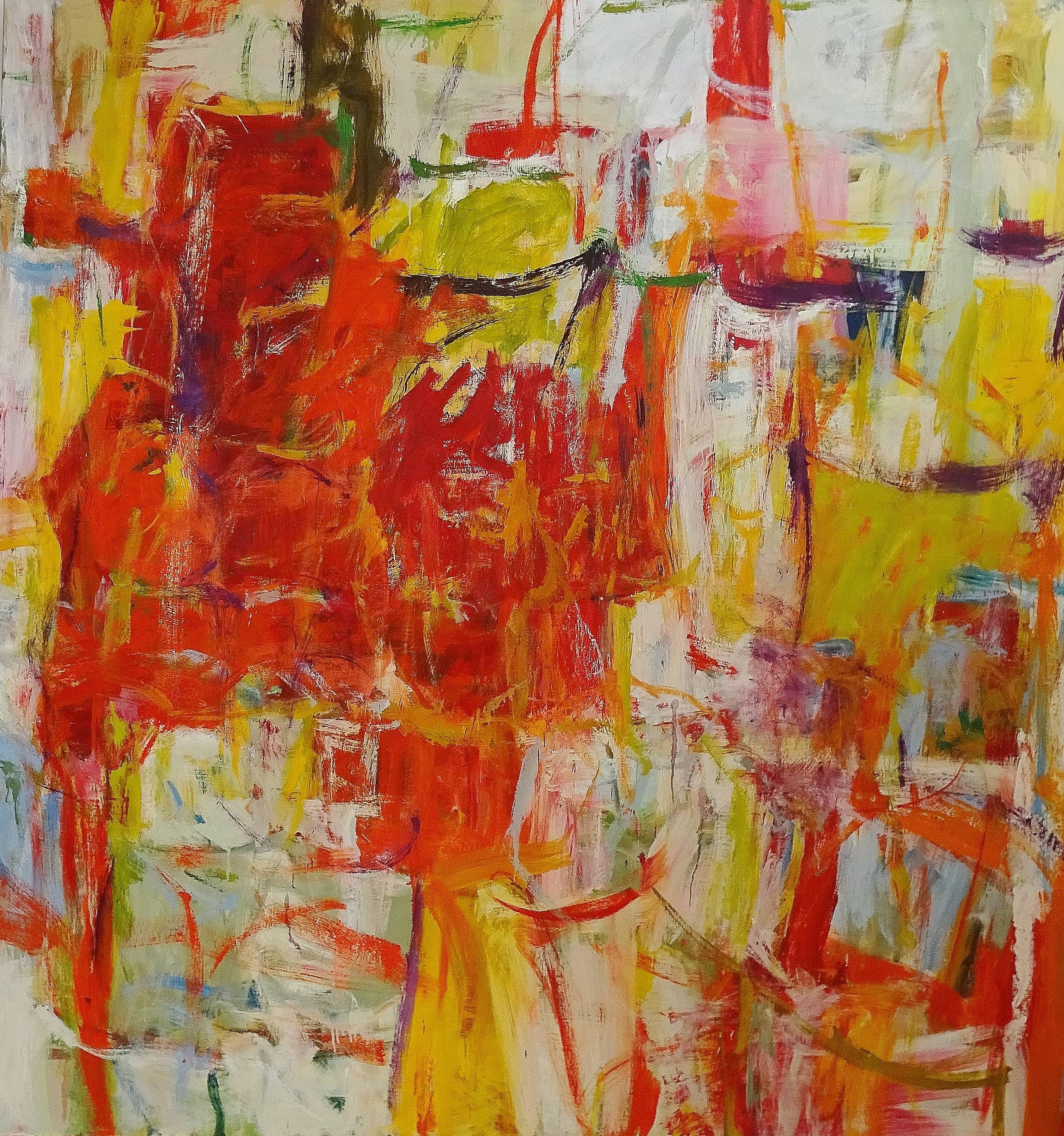 Diana Kurz Abstract Painting - Summer Joy