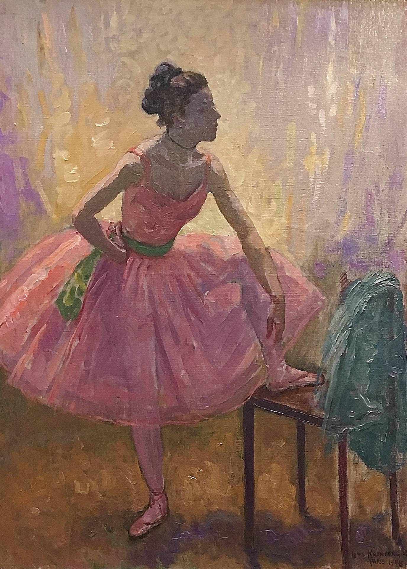 Louis Kronberg Portrait Painting - Danseuse en Rose