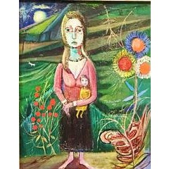 Woman and Child in a Surreal Landscape 4