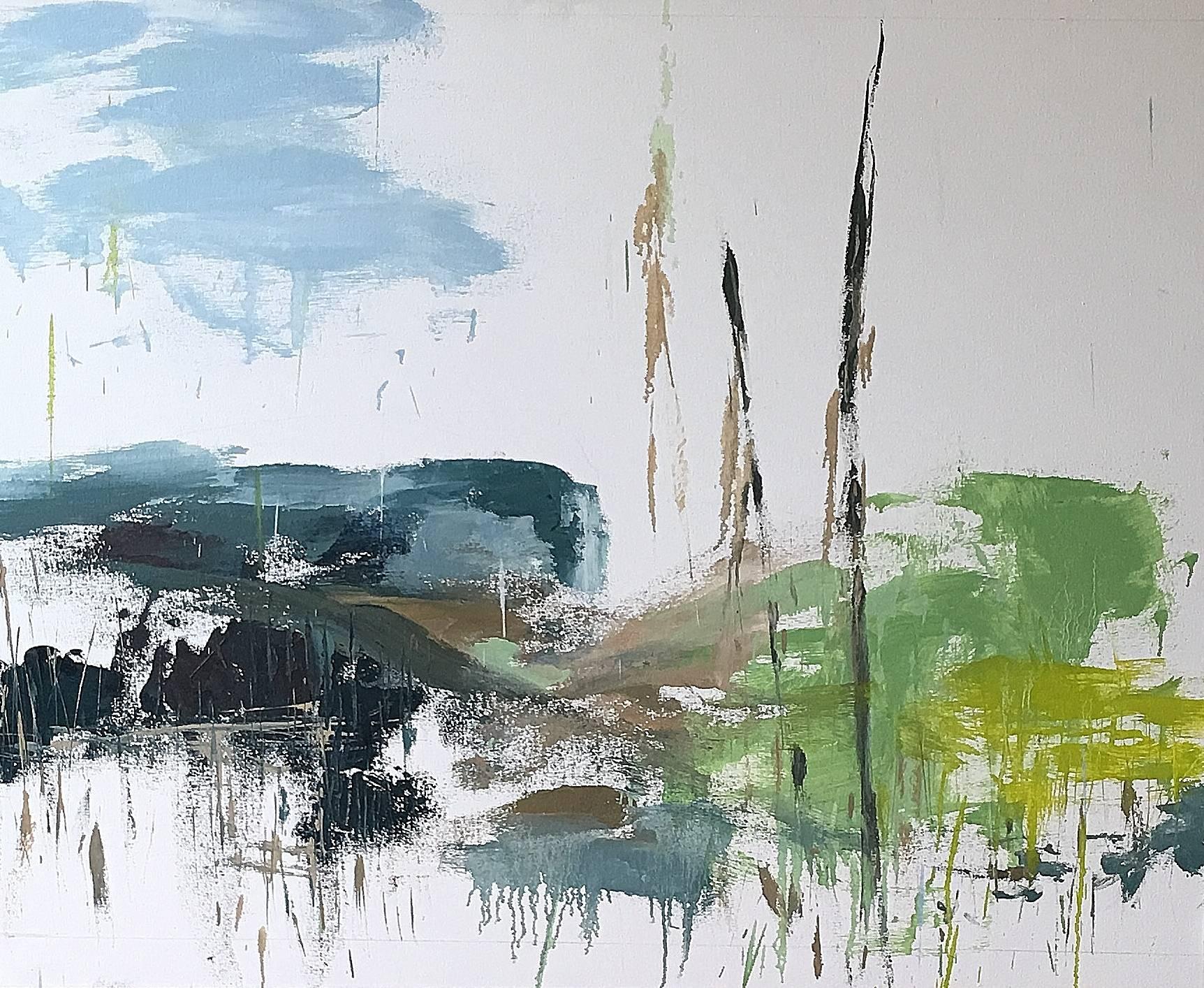 Mark Perry Landscape Painting - Copeces Marsh Series #4